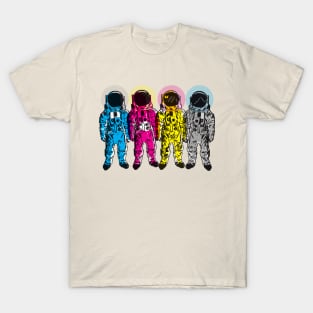 CMYK Spacemen T-Shirt